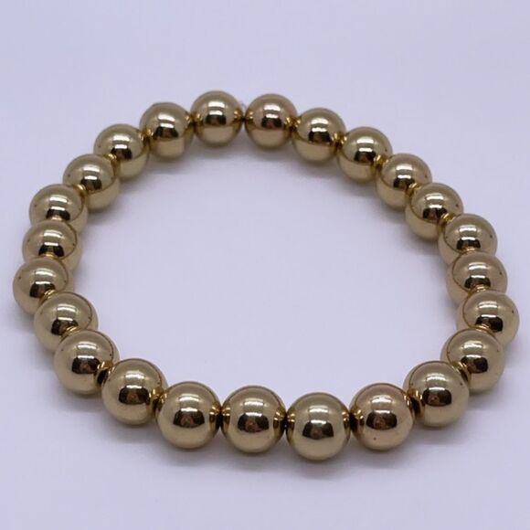 NWT Wool + Pepper Co. Gold Beaded Bracelet - Picture 2 of 5